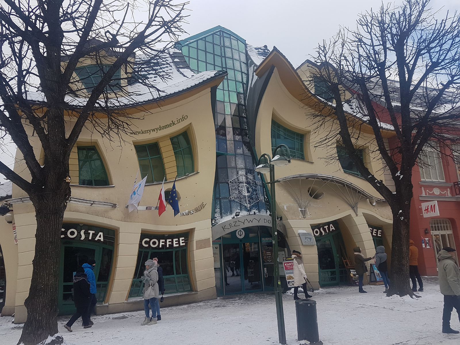 10. 'Krzywy domek' w Sopocie.