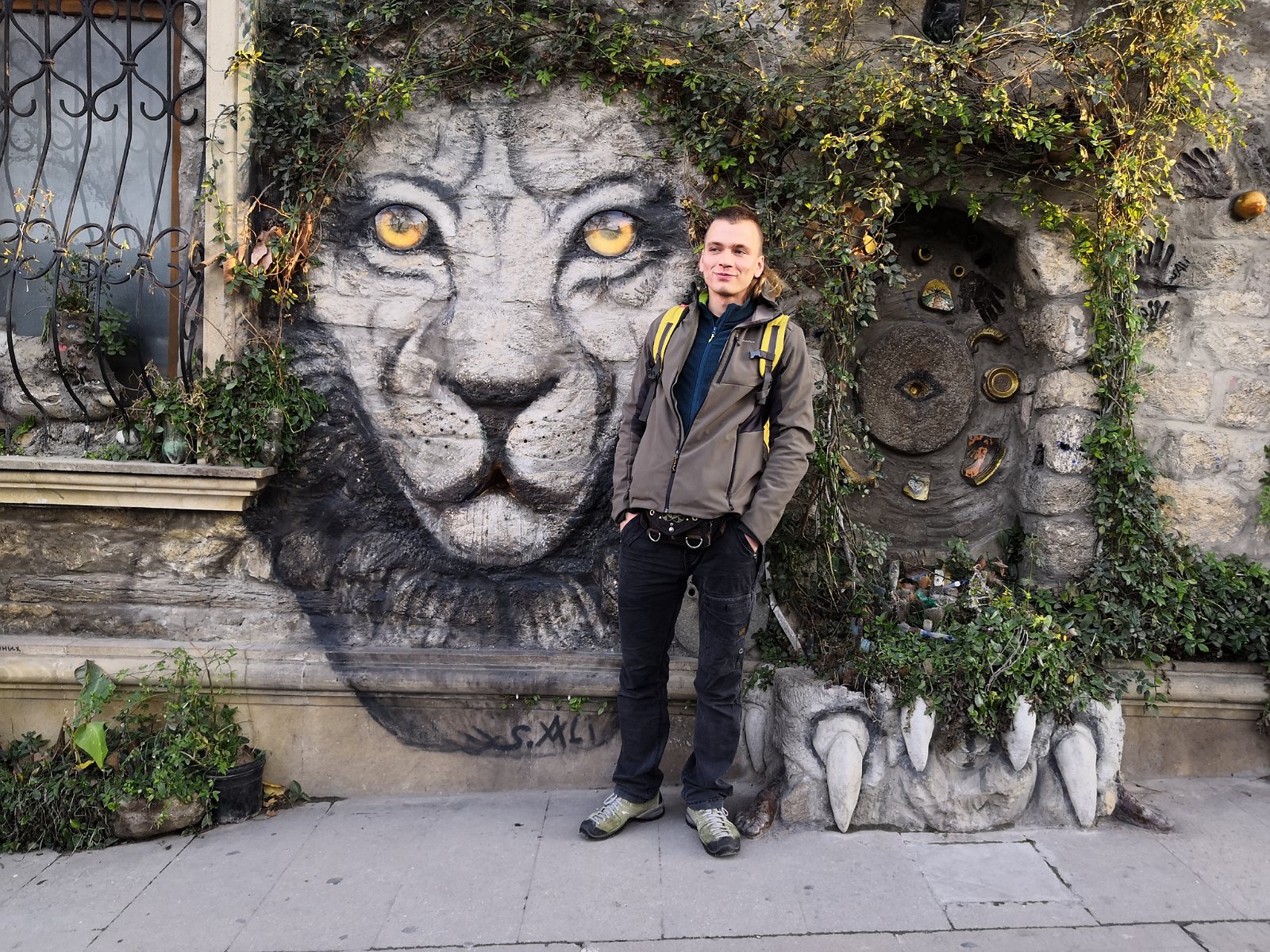 2. Mural w mieście Baku.
