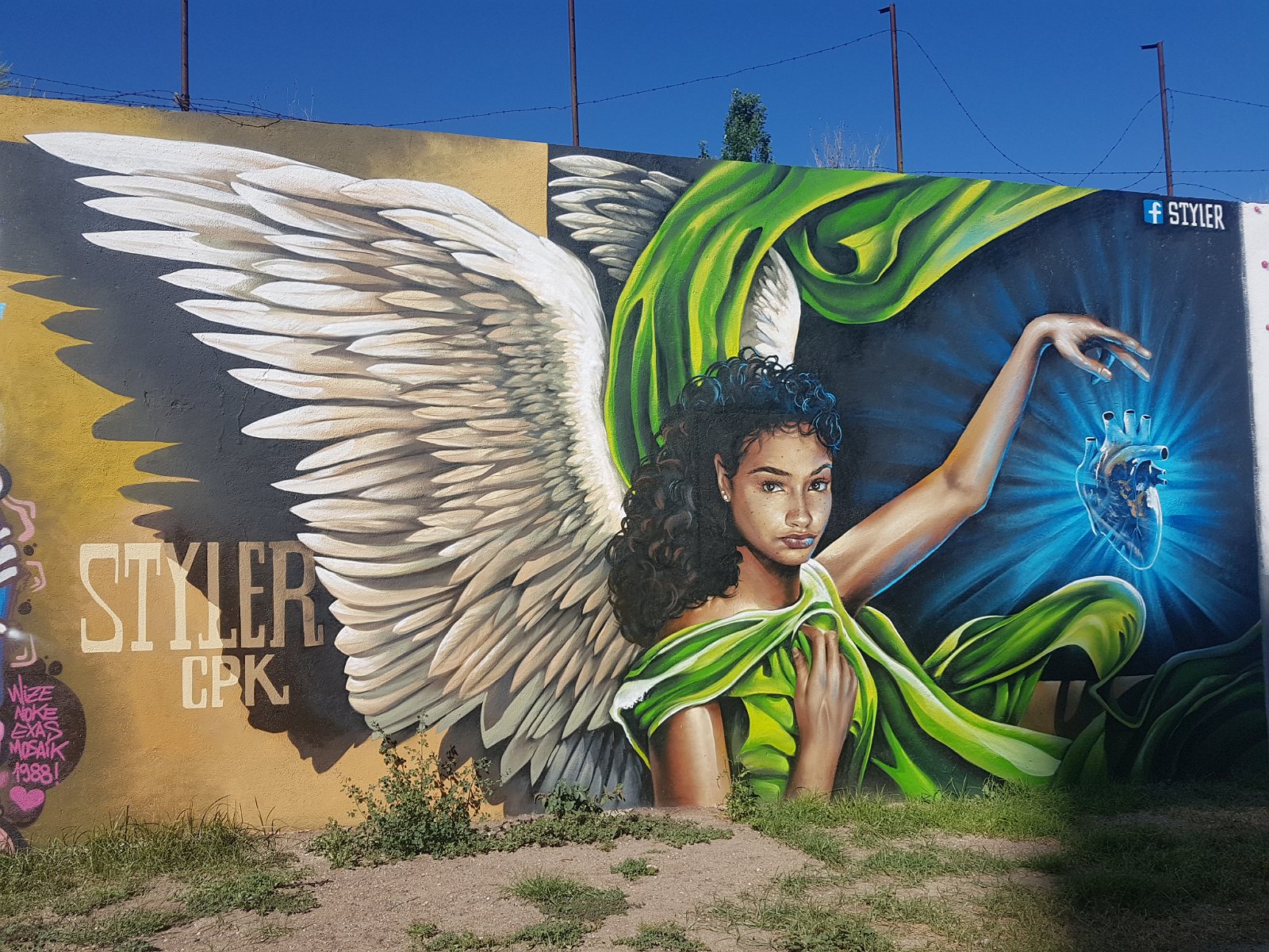 4. Mural w mieście Lizbona.