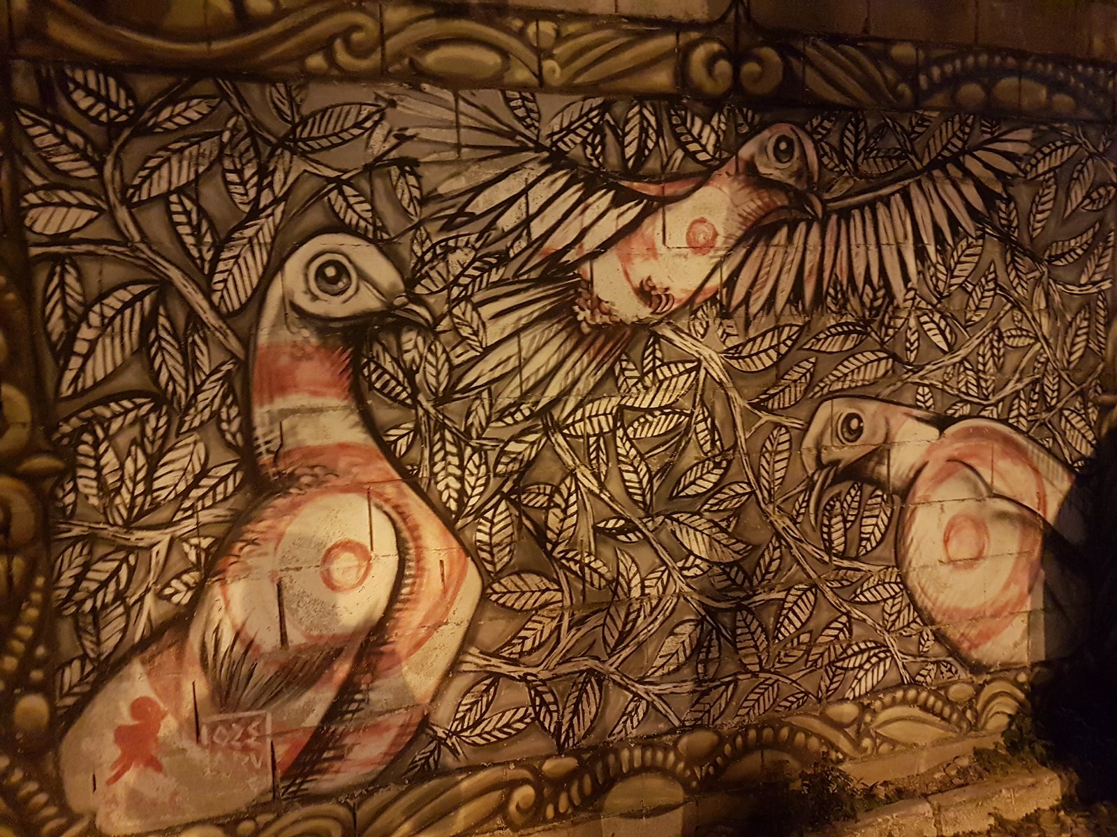 7. Mural w mieście Lizbona.