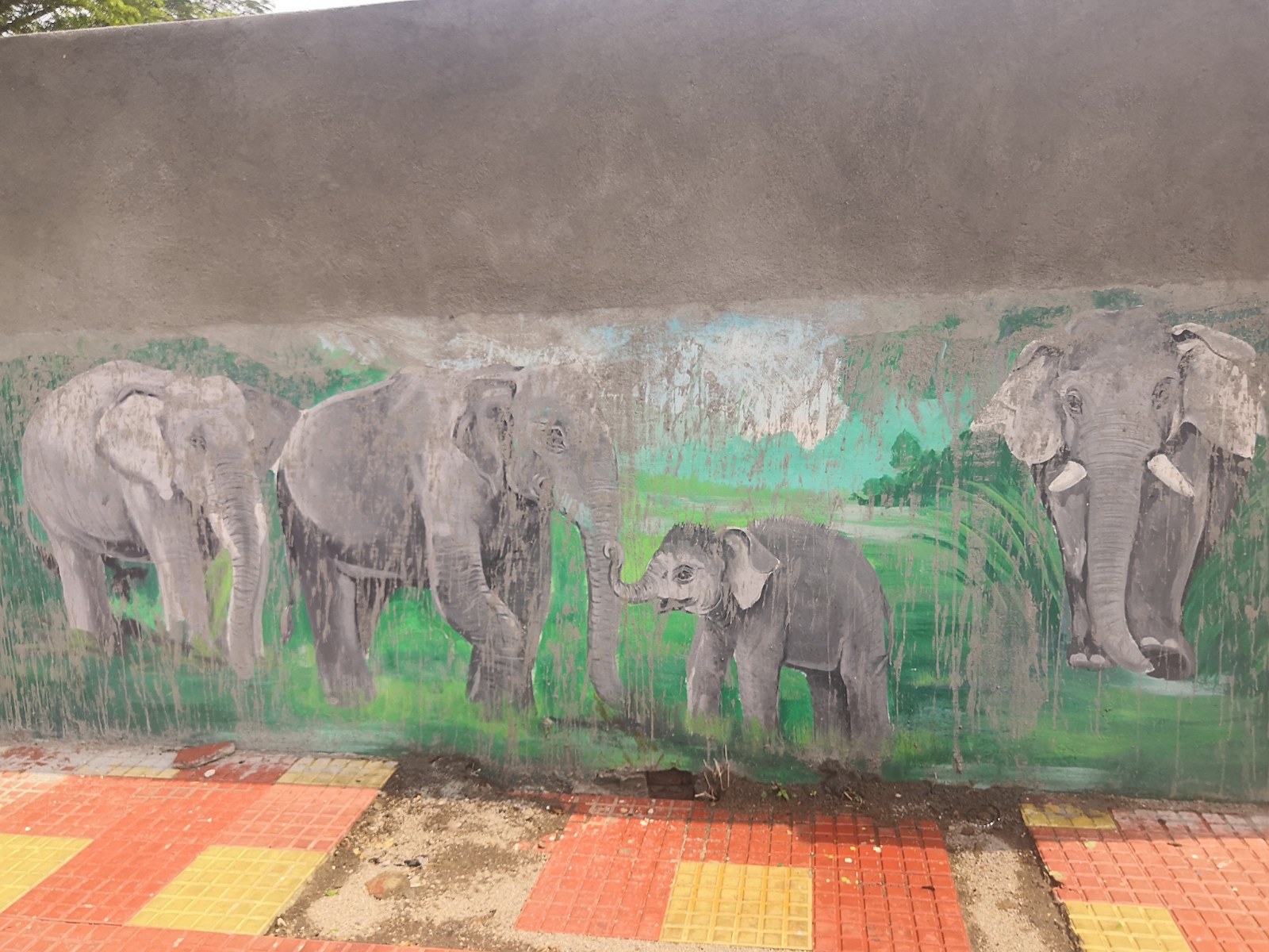 33. Mural w mieście Mysuru.