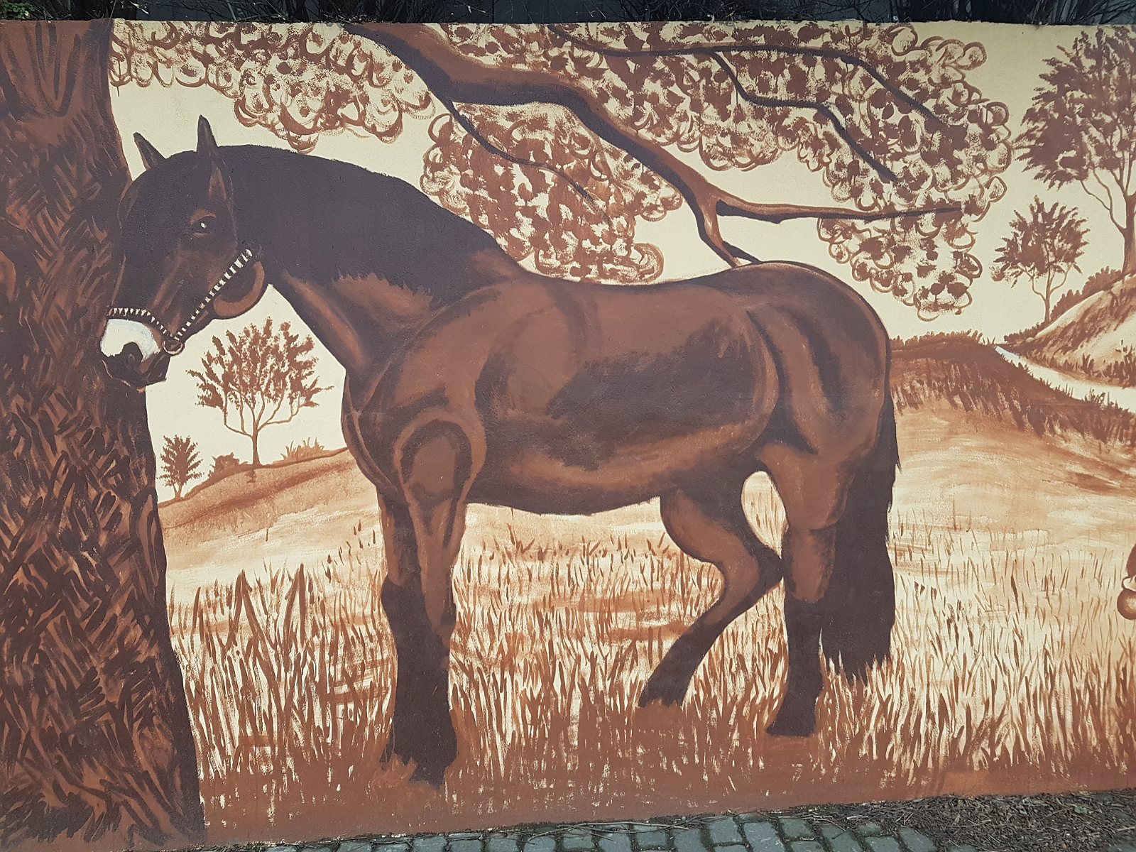34. Mural w Czechach.