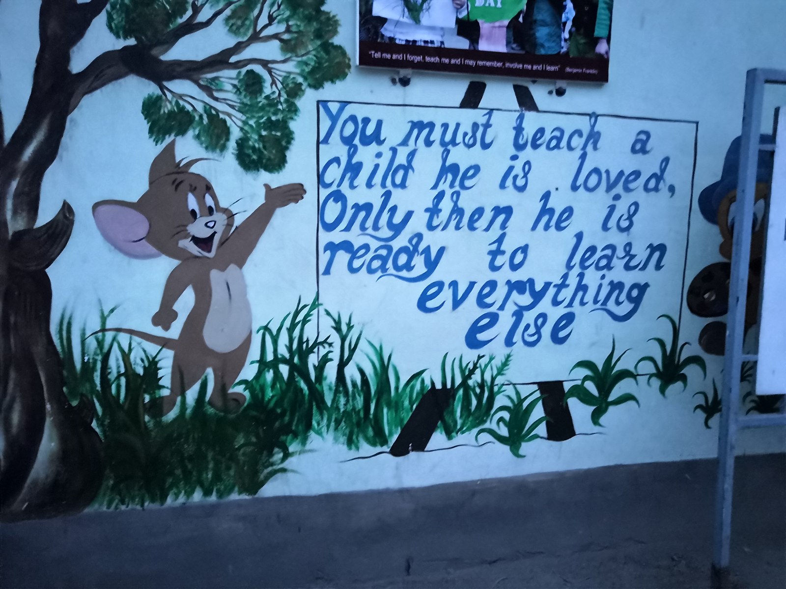 46. Mural w mieście Gilgit.