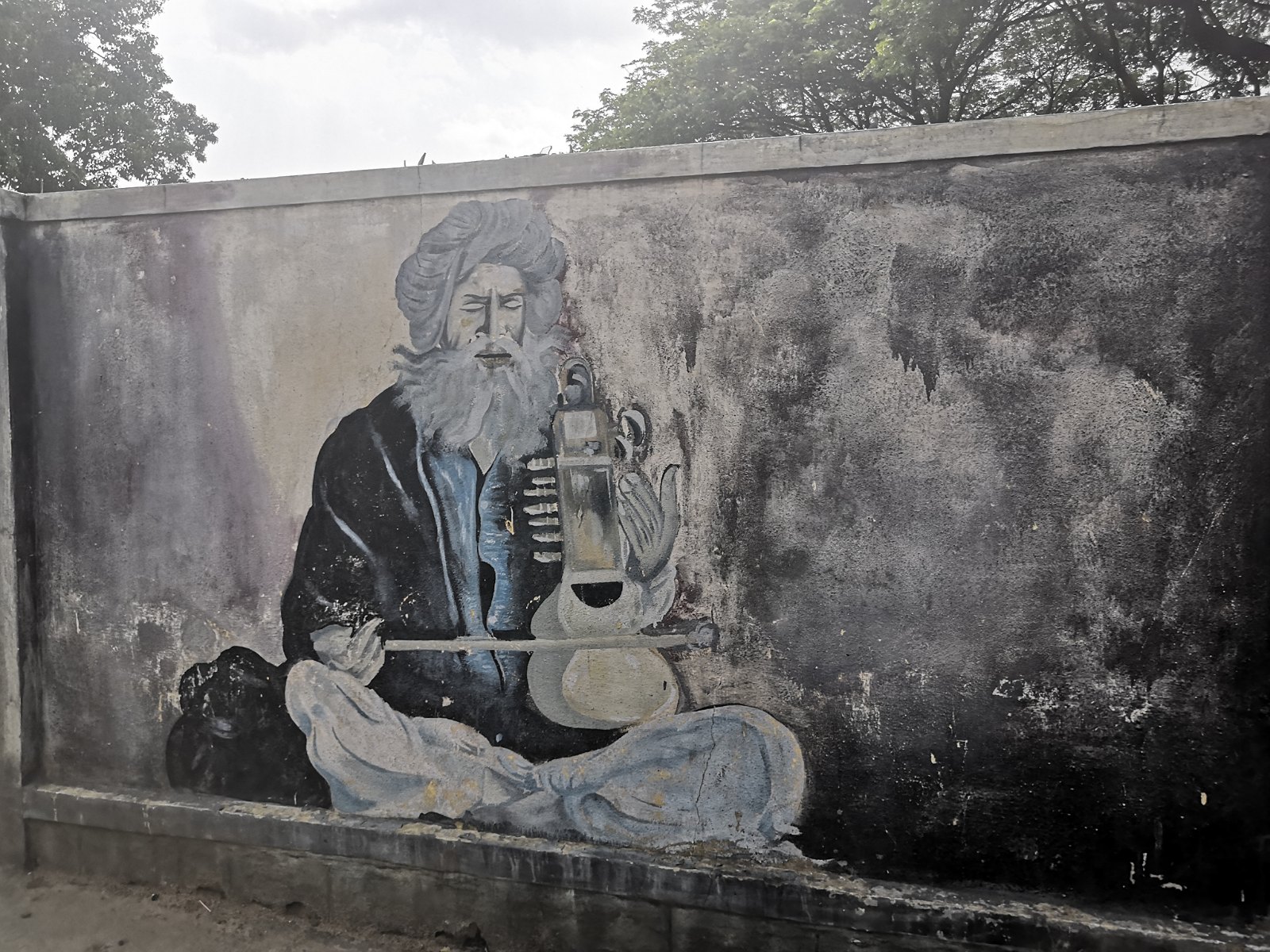 49. Mural w mieście Mysuru.