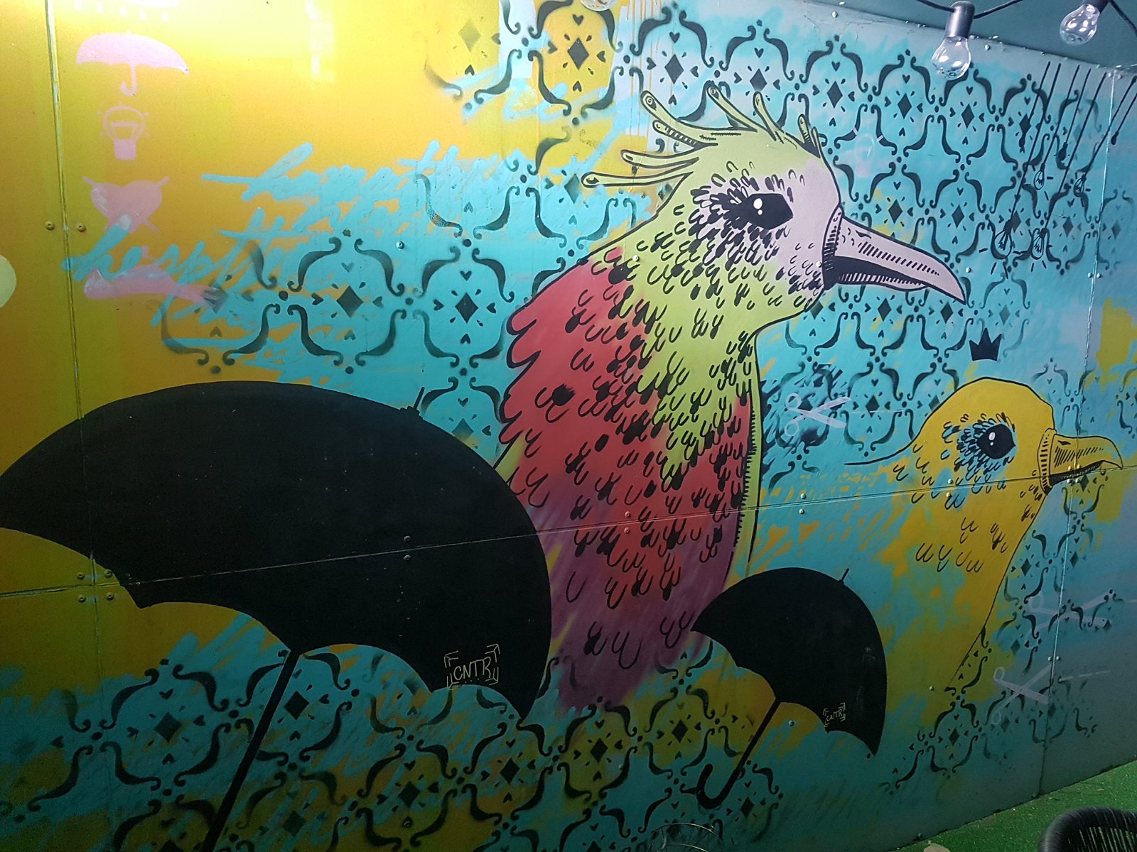55. Mural w mieście Lizbona.