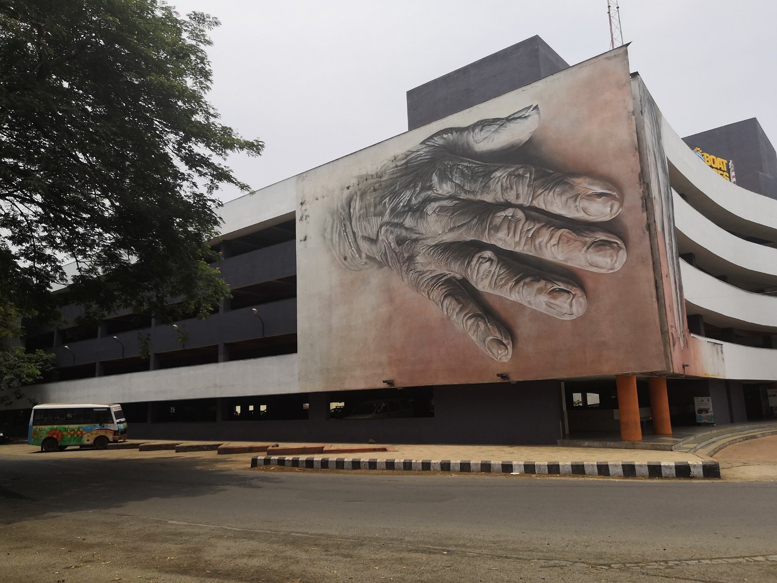 59. Mural w mieście Panjim.