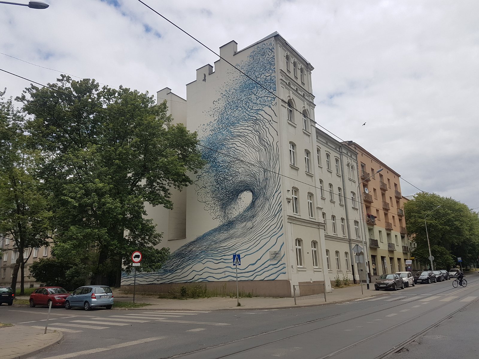65. Mural w mieście Łódź.
