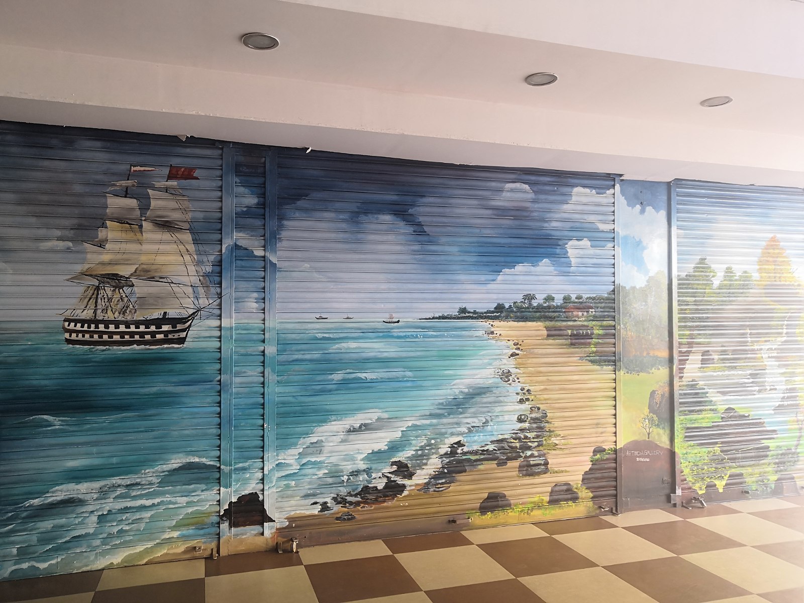 67. Mural w mieście Kozhikode.