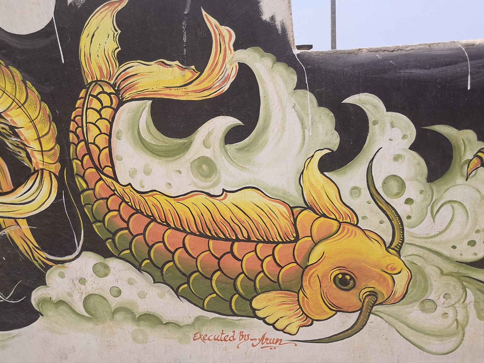 68.2. Mural w indyjskim stanie Goa.