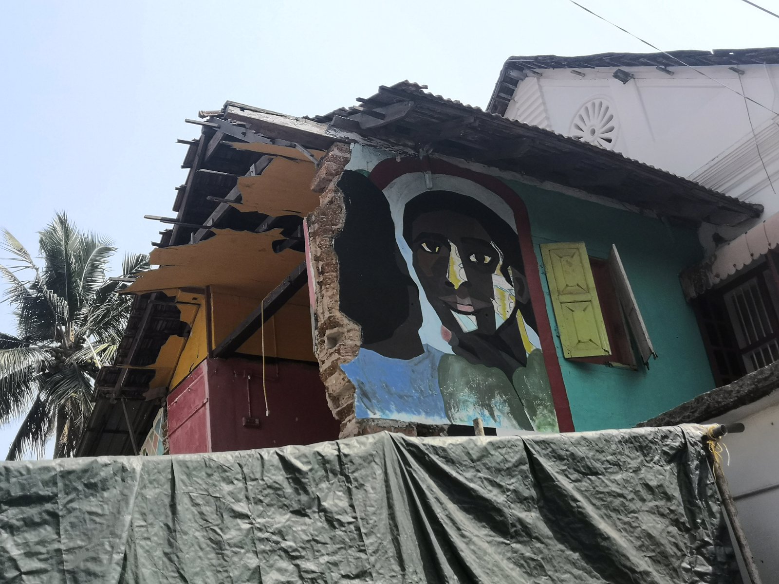 71. Mural w mieście Koczin.
