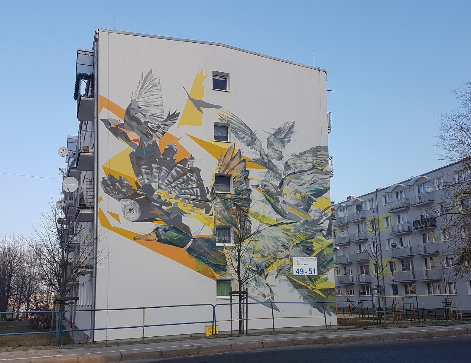 73. Mural w mieście Zielona Góra.
