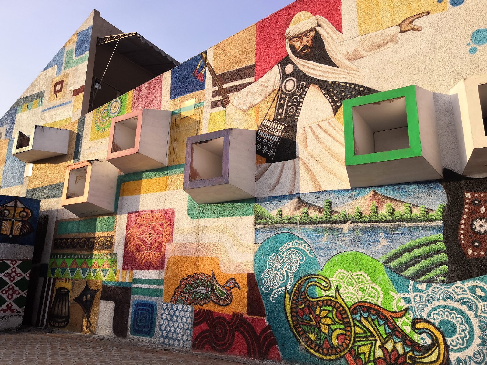 98. Mural w mieście Islamabad.