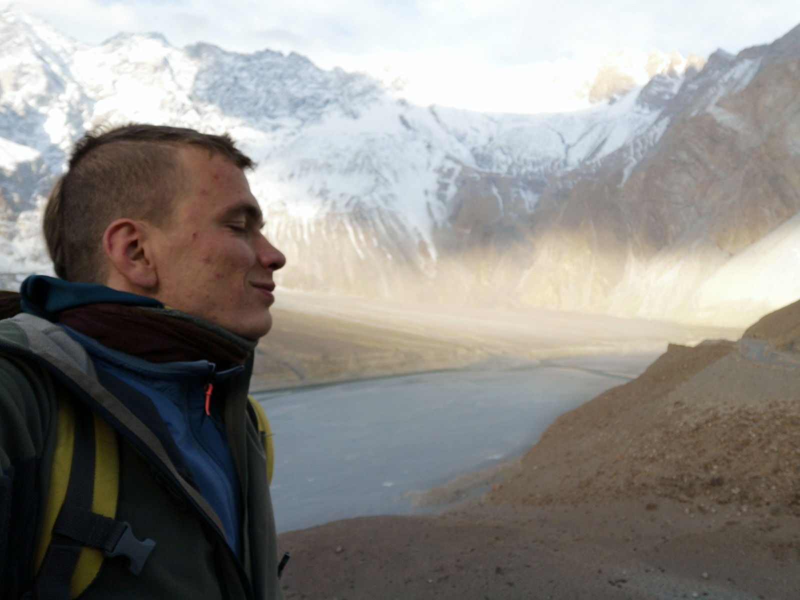 Maciej Dubowik w dolinie Hunza.